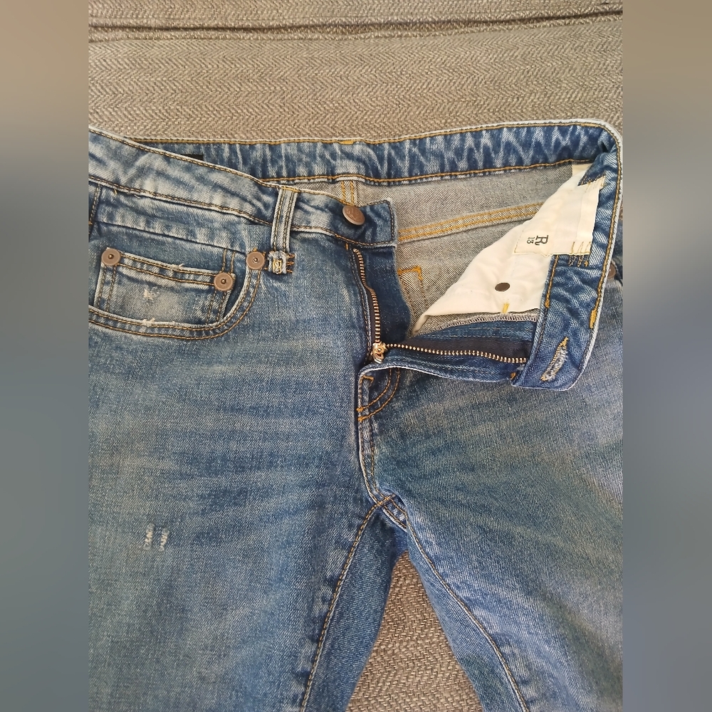 R13 Boy Straight Jeans. Size 26 - Picture 9 of 12
